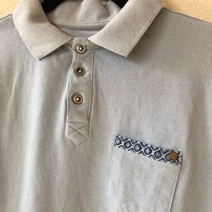 Copper & Oak polo shirt with pocket on left chest